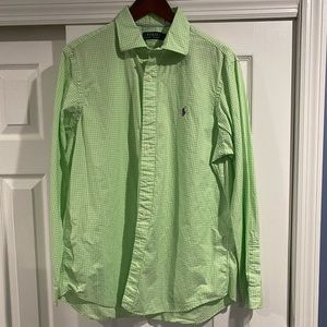 Polo Ralph Lauren Men’s Green Size Large Button Up